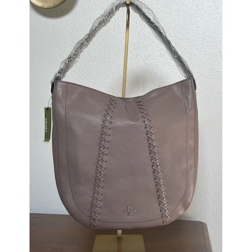 orYANY Large Chelsea‎ Leather Hobo Bag - Mocha NWT